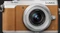 Panasonic Lumix DMC-GX80 braun mit Objektiv Lumix G Vario 12-32mm 3.5-5.6 ASPH OIS und Lumix G Vario 35-100mm 4.0-5.6 OIS Vorschaubild