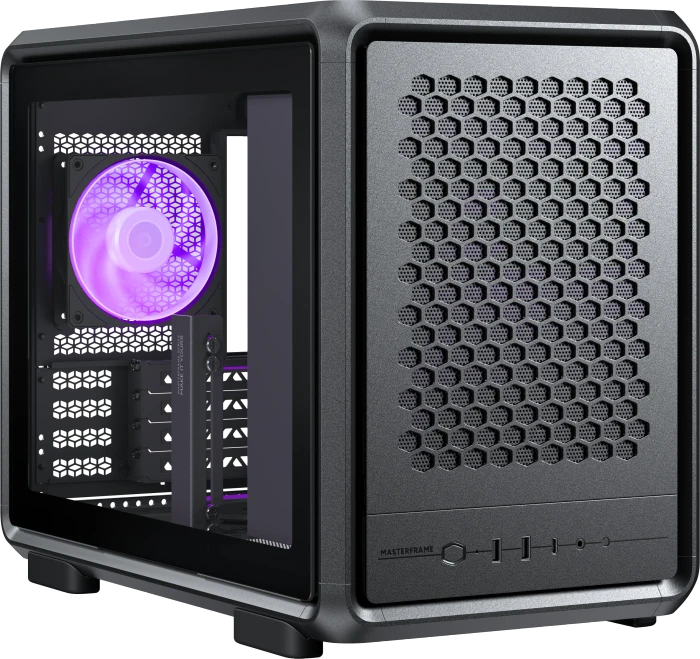 Cooler Master MasterFrame 400 Mesh, schwarz, Glasfenster