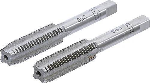 BGS technic Gewindebohrer mit Vor- und Fertigschneider, M12, 2 Stück