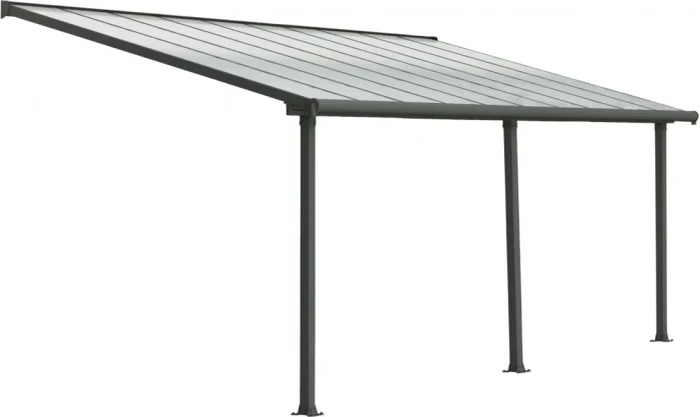 Palram Canopia Olympia Terrassenüberdachung 619x300cm grau