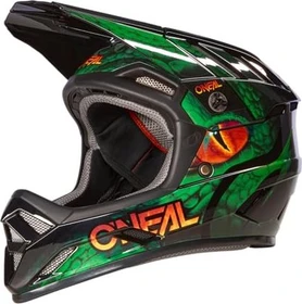 O'Neal Backflip Viper Fullface-Helm schwarz/grpn