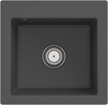 Villeroy & Boch Subway 50 S flat flächenbündig Becken mittig graphite