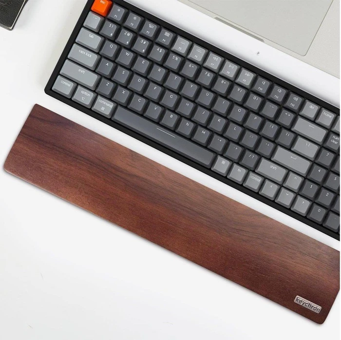 Keychron PR2 Wooden Palm Rest für Keychron K4, Handballenauflage (Tastatur), braun