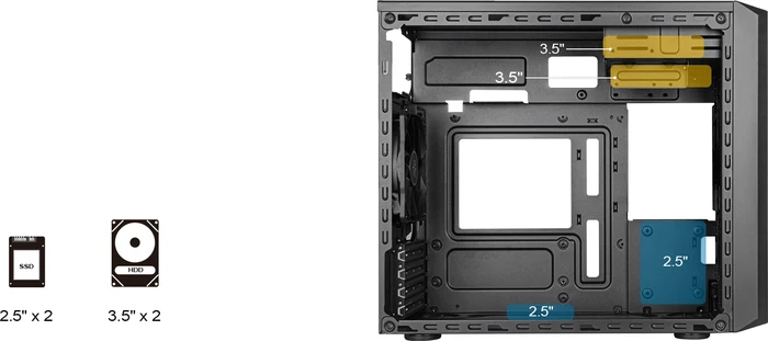 SilverStone Fara 311, schwarz