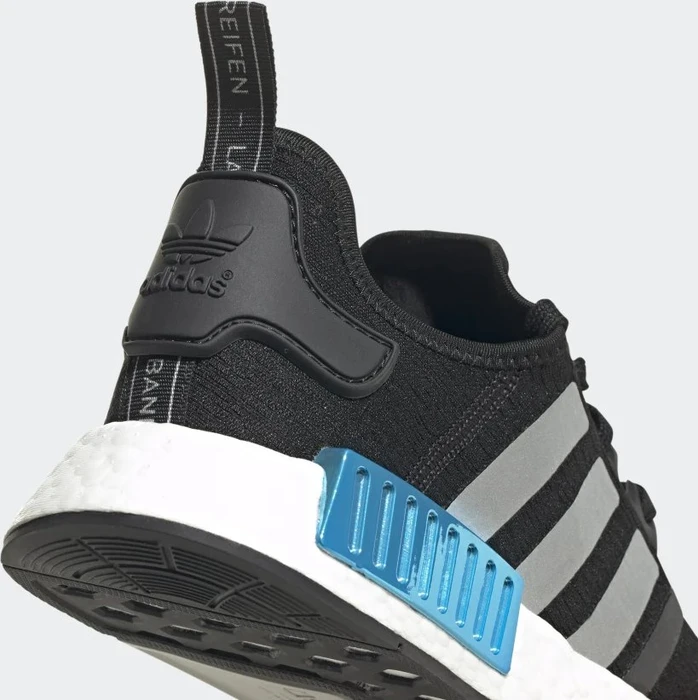 adidas NMD_R1 core black/silver metallic/solar red (Herren)
