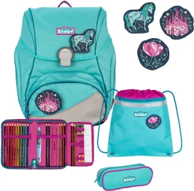Scout Alpha Dreamworld Schultaschen-Set, 4-tlg.