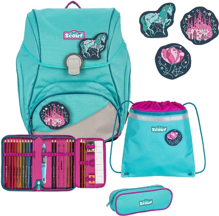 Scout Alpha Dreamworld Schultaschen-Set, 4-tlg.