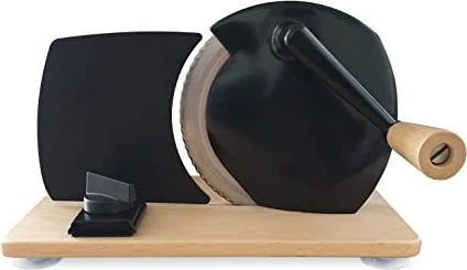 Jupiter Retro Hand-Allesschneider schwarz/braun