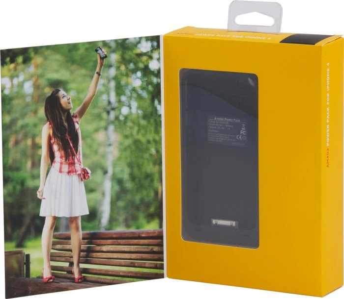A-Solar Power Pack Hülle mit Akku für Apple iPhone 3GS/4