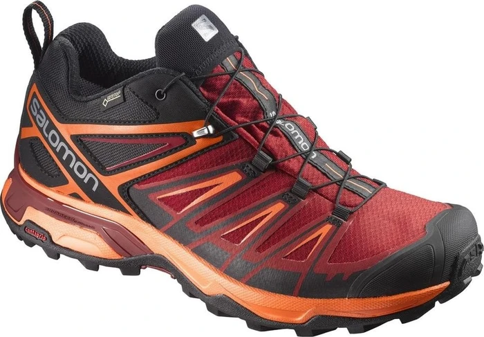 Salomon X Ultra 3 GTX black/red dalhia/scarlet ibis (Herren)