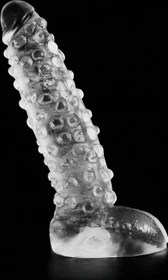 Dark Crystal Clear Large Dildo