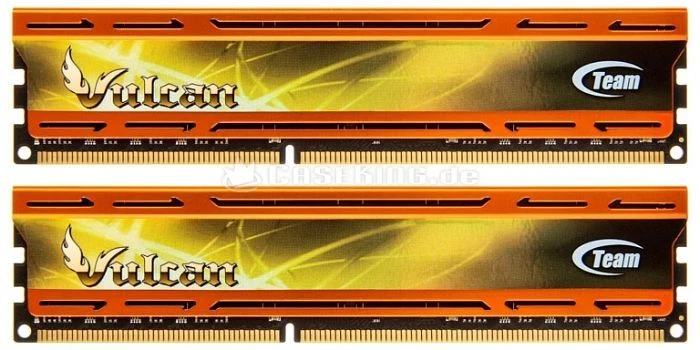 TeamGroup Vulcan orange UDIMM 8GB Kit, DDR3-2133, CL10-10-10-30