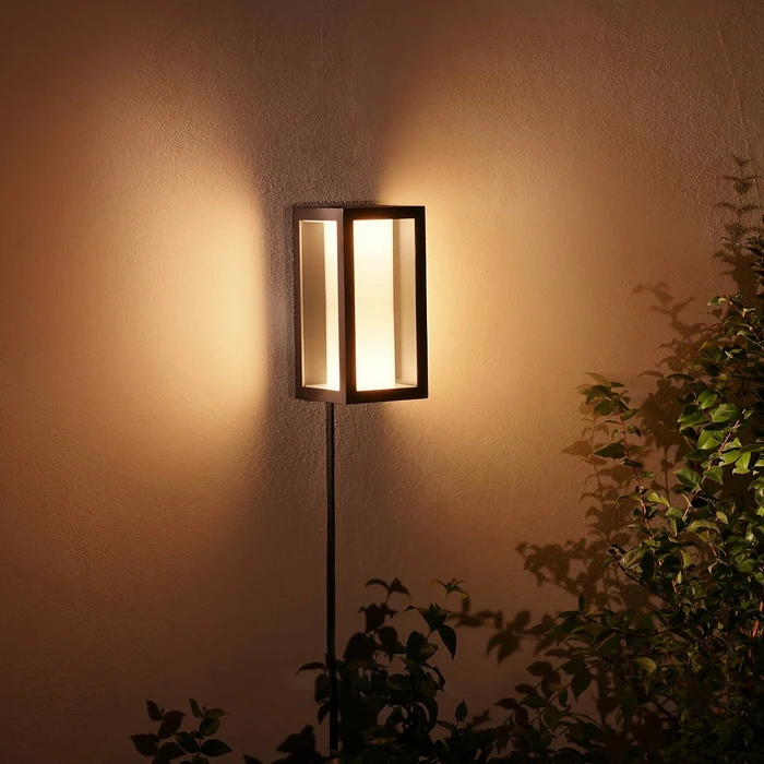 Philips Hue White and Color Ambiance Impress Wandleuchte schwarz