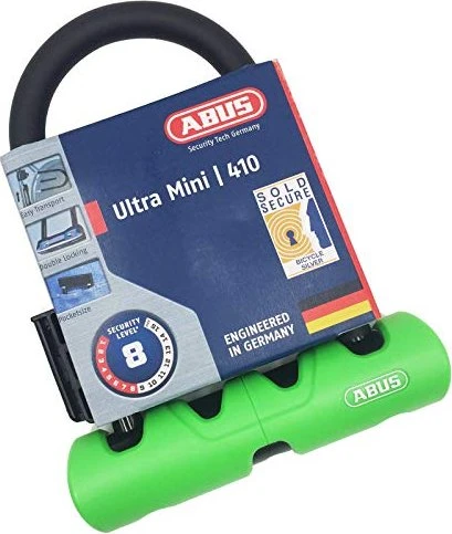 ABUS Ultra Mini 410/14 Bügelschloss, Schlüssel schwarz