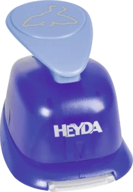 Heyda Hebel-Motivstanzer groß, Pop-Up Taube, blau, 25mm