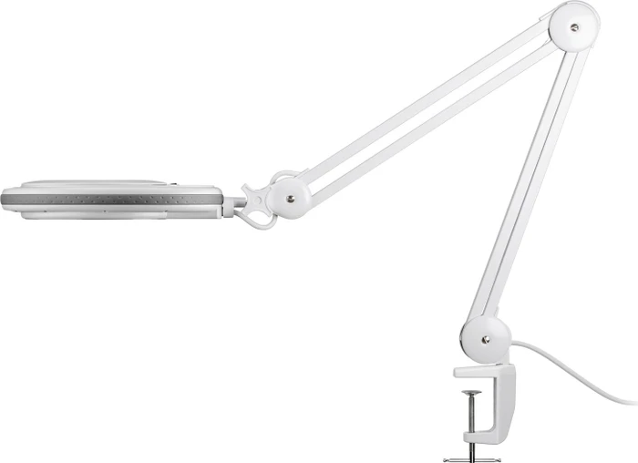 Wentronic Goobay LED-Klemm-Lupenleuchte, 8W, 1.75x, 3 Dioptrien weiß