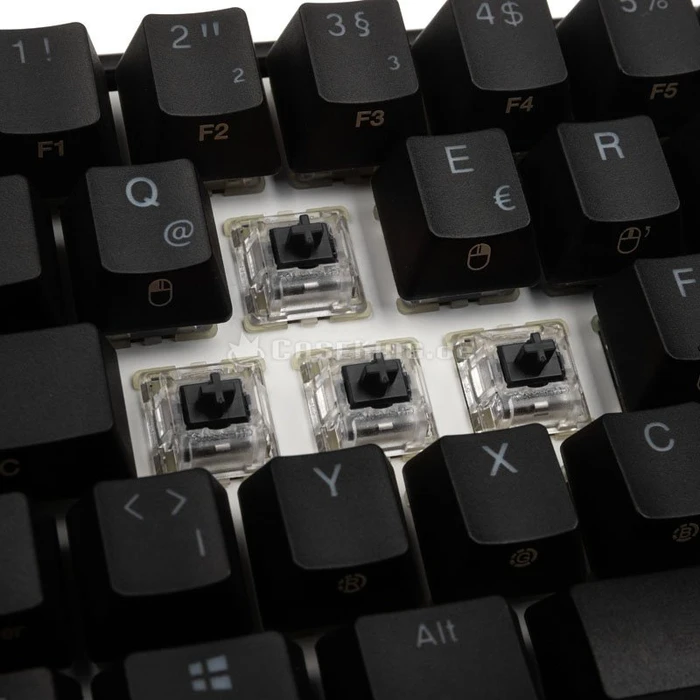 Ducky Mecha Mini PBT, schwarz, MX RGB BLACK, USB, DE