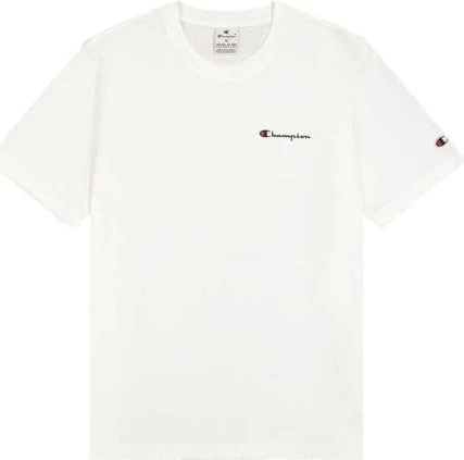 Champion Small Logo T-Shirt kurzarm weiß (Herren)