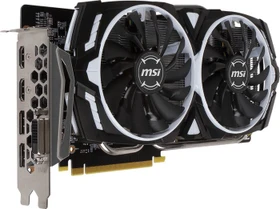 MSI GeForce GTX 1060 Armor 3G V1, 3GB GDDR5, DVI, 2x HDMI, 2x DP