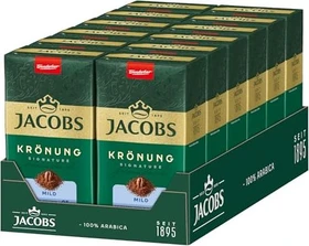 Jacobs Krönung mild Kaffeepulver, 6.00kg (12x 500g)