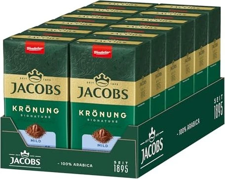 Jacobs Krönung mild Kaffeepulver, 6.00kg (12x 500g)