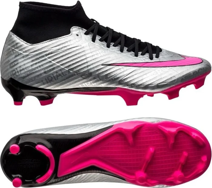 Nike Mercurial Superfly 9 Academy FG metallic silver/black/volt/hyper pink