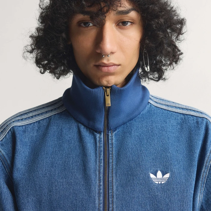 adidas Adicolor Firebird Originals Jeansjacke blue denim (Damen)