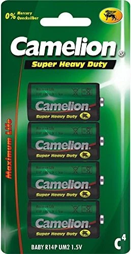 Camelion Super Heavy Duty Baby C, 4er-Pack