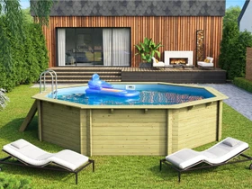 Karibu Modell 3 Frame Pool Set achteckig 503x503x124cm