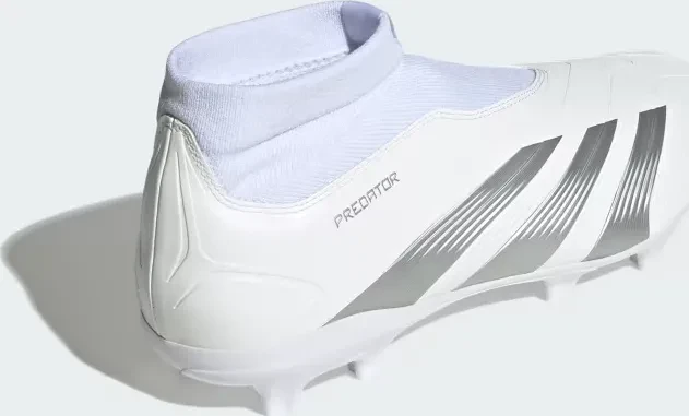 adidas Predator League Laceless FG cloud white/silver metallic