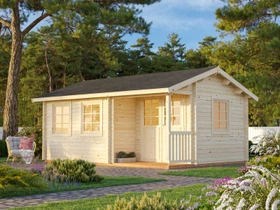 Palmako Susanna 16.4m² Gartenhaus natur