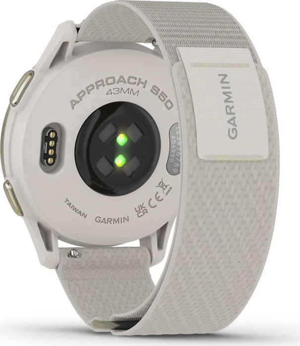 Garmin Approach S50 GPS-Golfuhr cream gold/ivory