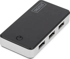 Digitus USB-Hub, 4x USB-A 3.0, USB 3.0 Micro-B [Buchse] (DA-70231)