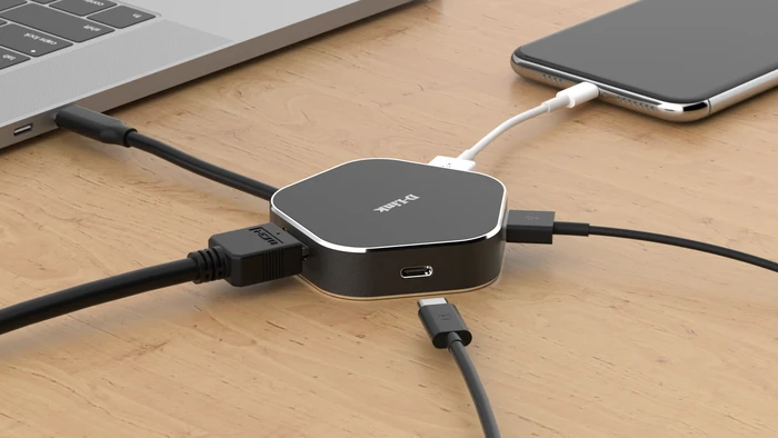 D-Link 4-in-1 USB-C Hub with HDMI/Power Delivery