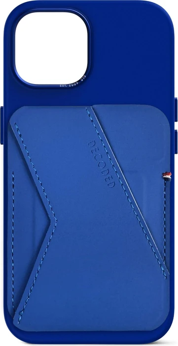 Decoded Silicone MagSafe Card Stand Wallet Galactic Blue