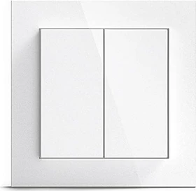 Senic Friends Of Hue Smart Switch, Tasten mit Wippe, 2-fach, weiß glänzend