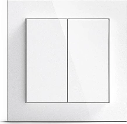 Senic Friends Of Hue Smart Switch, Tasten mit Wippe, 2-fach, weiß glänzend