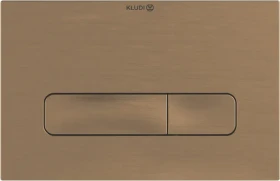 Kludi Betätigungsplatte eckig 236x152mm brushed bronze