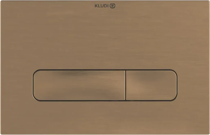 Kludi Betätigungsplatte eckig 236x152mm brushed bronze