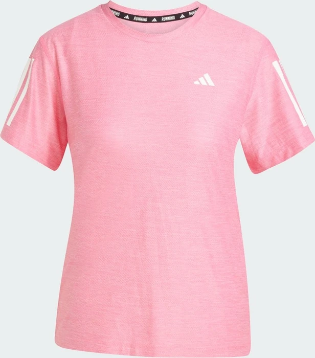 adidas Own The Run Laufshirt kurzarm lucid pink/white (Damen)