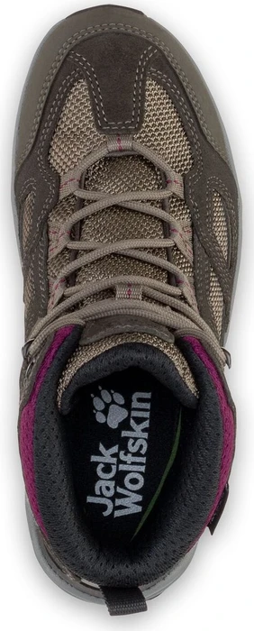 Jack Wolfskin Vojo 3 Texapore Mid khaki/burgundy (Damen)