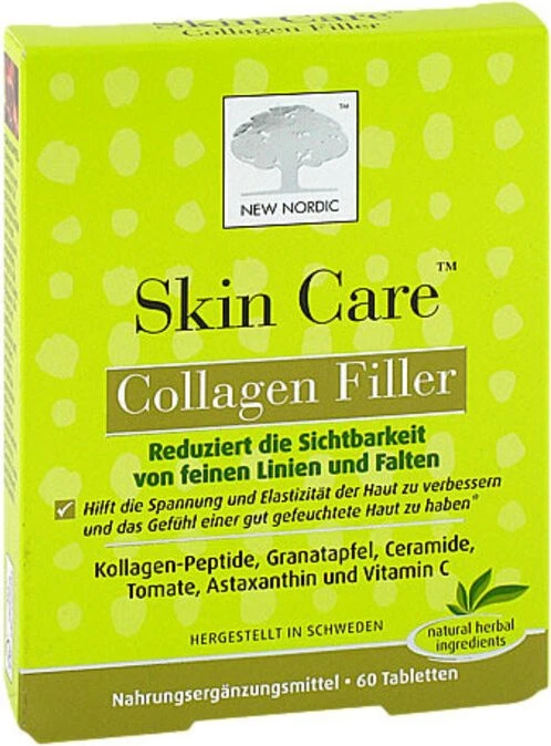New Nordic Skin Care Collagen Filler Tabletten, 60 Stück