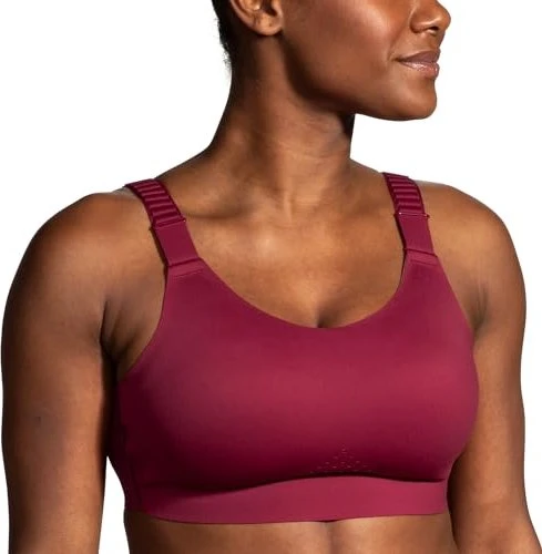 Brooks Dare Scoopback Run 2.0 Sport-BH rot (Damen)