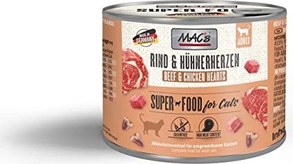 MAC's Cat Rind und Hühnerherzen, 1.20kg (6x 200g)