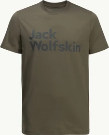 Jack Wolfskin Essential Logo T-Shirt kurzarm island moss (Herren)