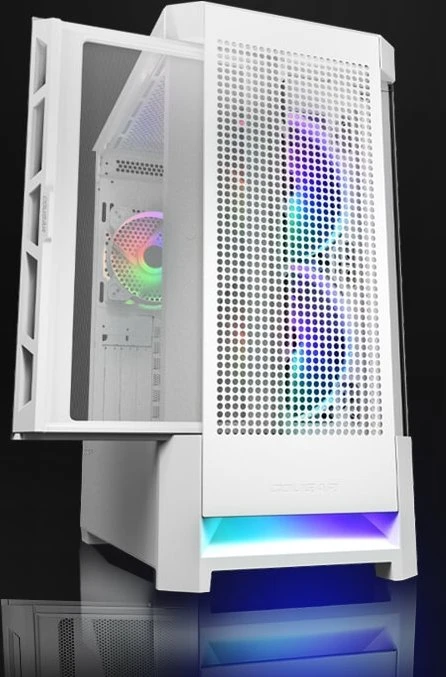 Cougar Airface RGB White, weiß, Glasfenster