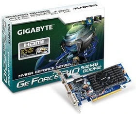 GIGABYTE GeForce 210 OC, 512MB DDR2, VGA, DVI, HDMI