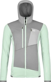 Ortovox Fleece Grid Hoody Funktionsjacke green acid (Damen)