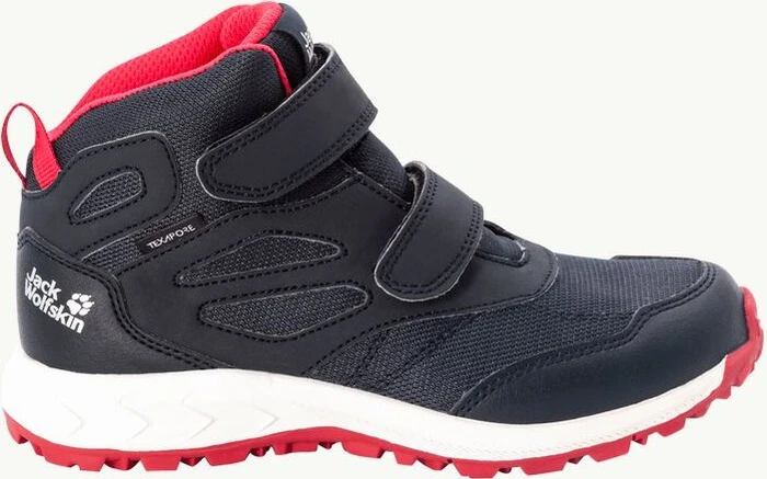 Jack Wolfskin Woodland Texapore Mid VC dark blue/rosa (Junior)