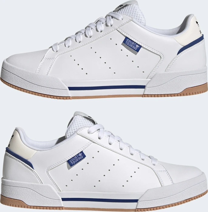adidas Court Tourino cloud white/collegiate royal
